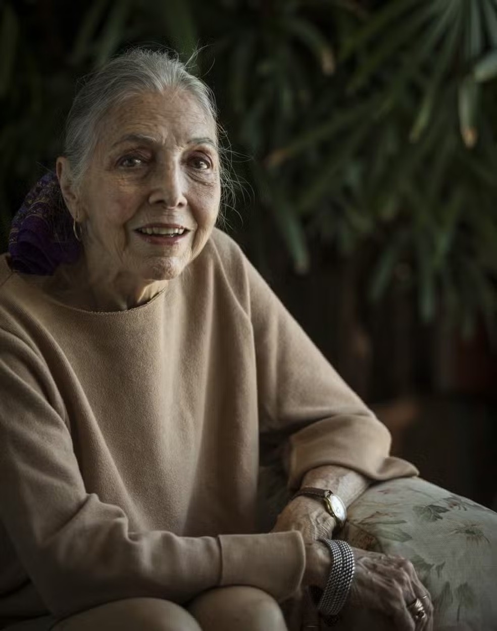 A escritora Marina Colasanti, em 2021 — Foto: Guito Moreto/Agência O Globo