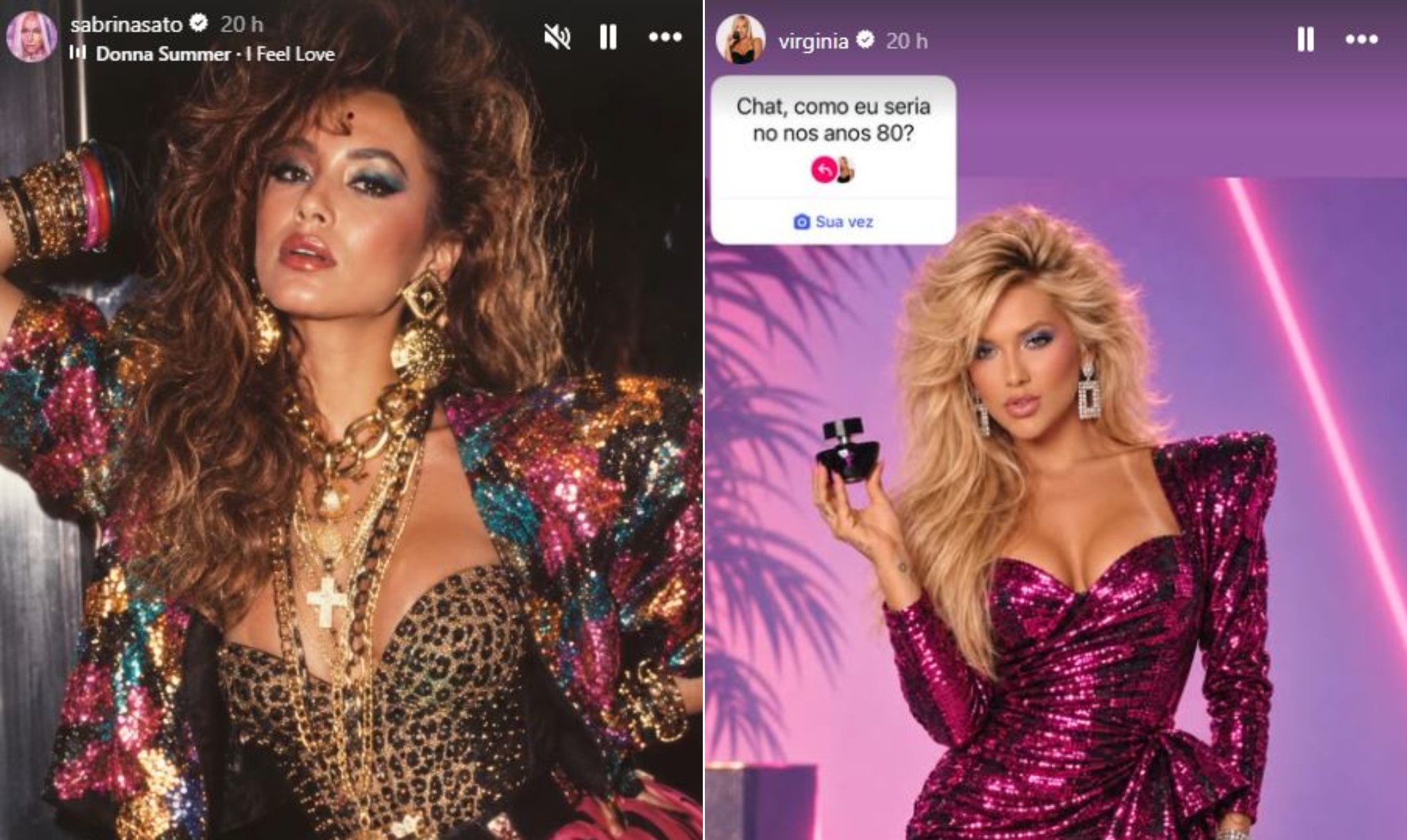 Trend dos anos 80: Sabrina Sato, Virginia Fonseca e mais famosos mostram como seriam na década; saiba como fazer