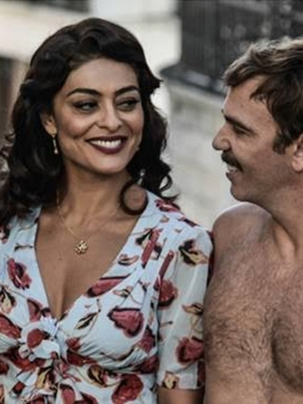 Juliana Paes e Marcelo Faria no filme "Dona Flor e seus dois maridos", de 2017 — Foto: Divulgação