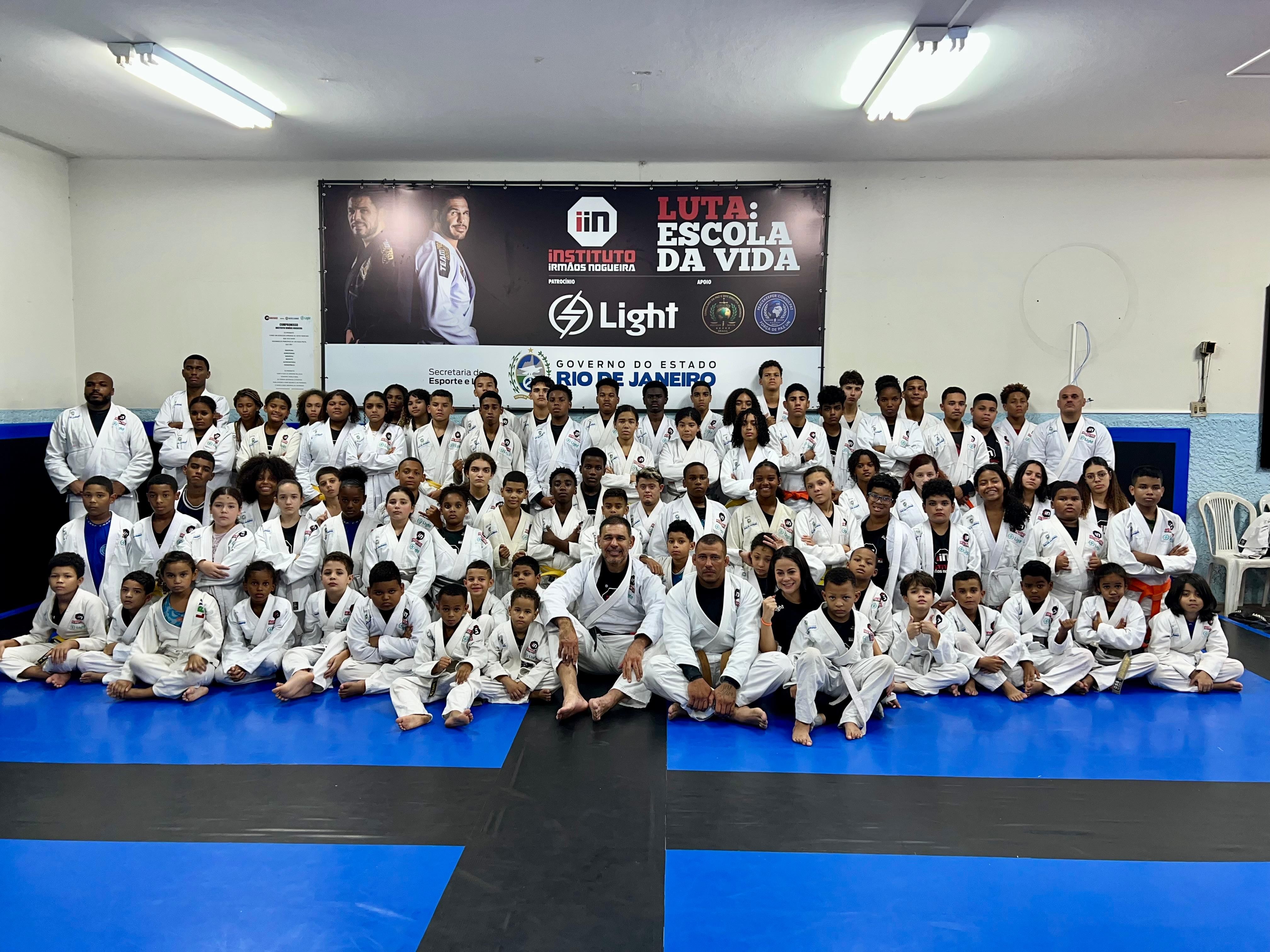 Instituto Irmãos Nogueira abre vagas para aulas gratuitas de jiu-jitsu na Rocinha