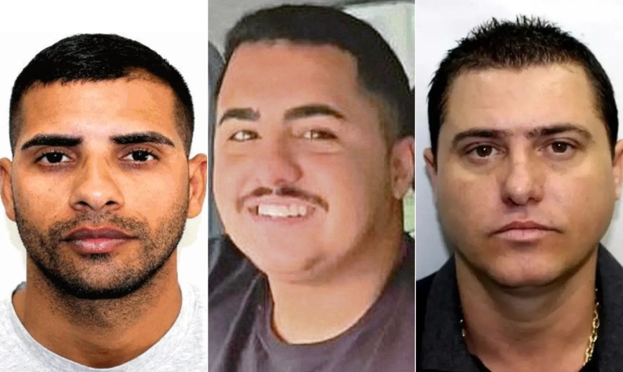 Da esquerda para direita: Pipito, Faustão e Zinho