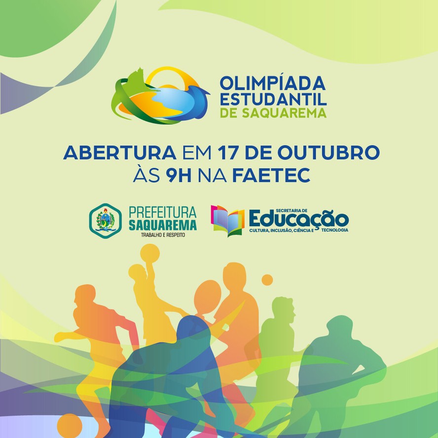 Olimpíada Estudantil começa nesta terça-feira em Saquarema
