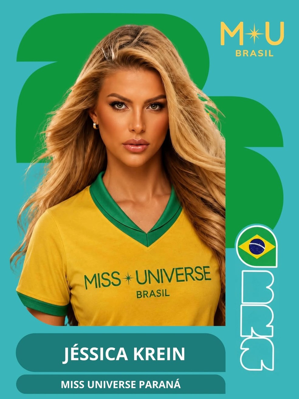 Candidata ao Miss Universe Brasil 2026 — Foto: Divulgação/Miss Universe Brasil