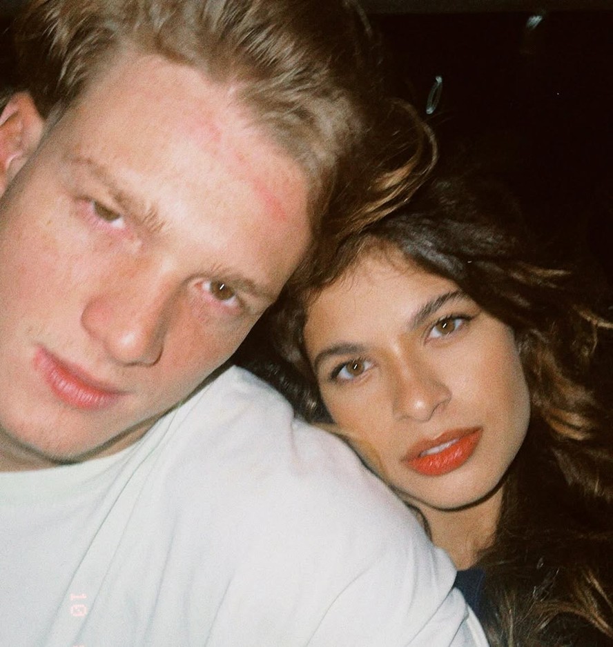 Pedro Novaes e a namorada, Eduarda