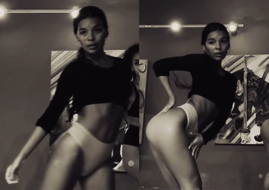 Mell Muzzillo sensualiza em dança