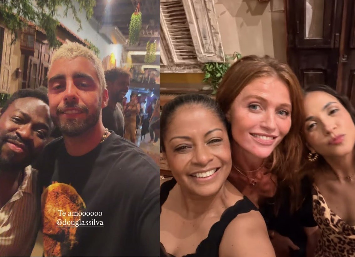 Pedro Scooby e Cintia Dicker vão ao aniversário de Douglas Silva: 'Foi maravilhoso', diz modelo