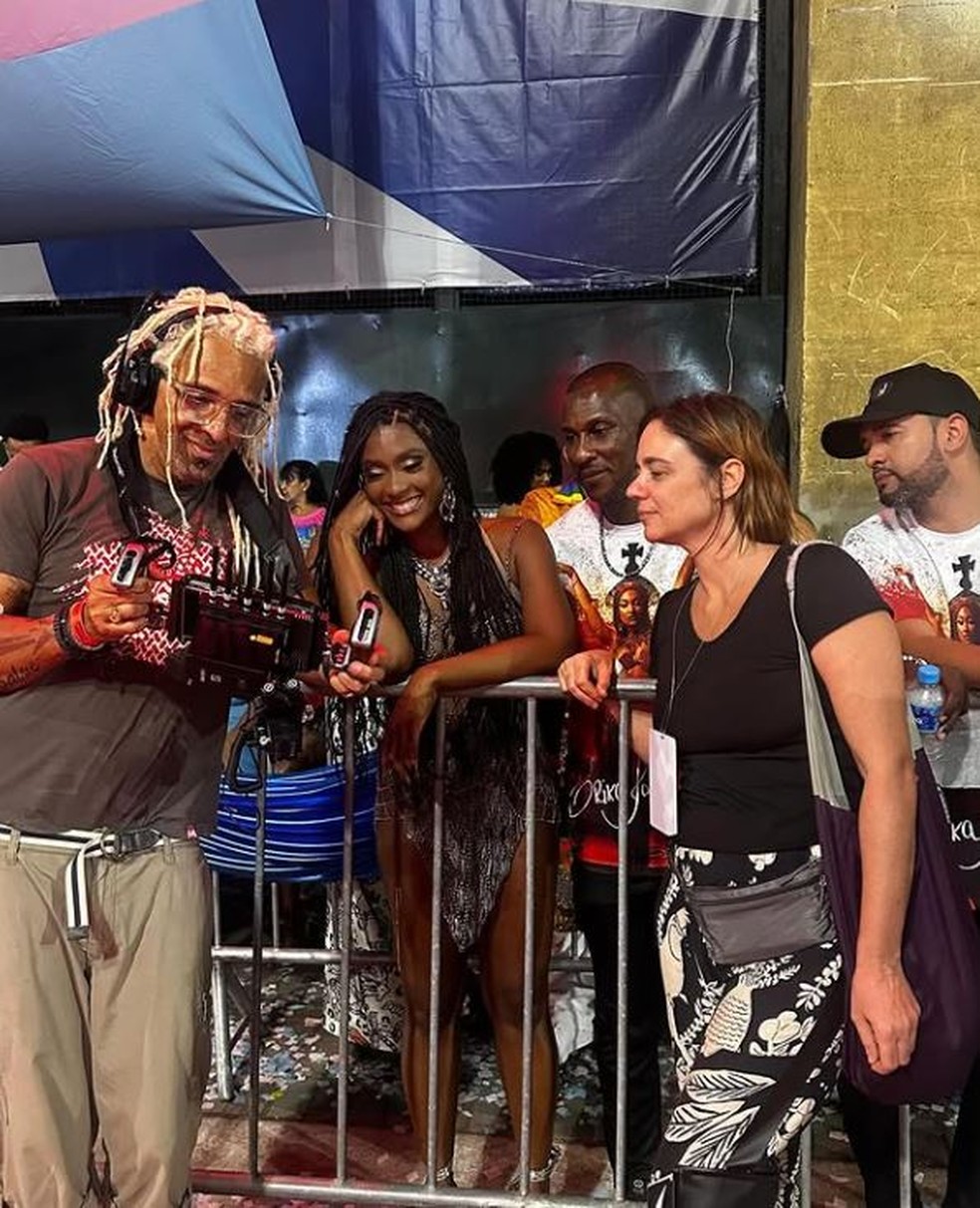 Erika Januza em ação — Foto: rep/ instagram