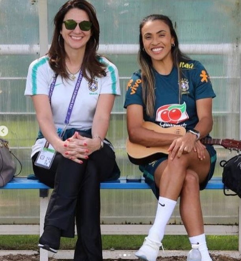 Michelle Ramalho e Marta — Foto: rep/ instagram