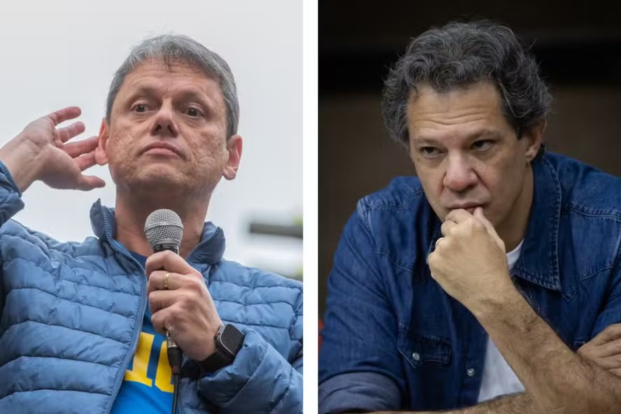 Quaest: Tarcísio tem 44% e Haddad, 27% na disputa para o governo de São Paulo