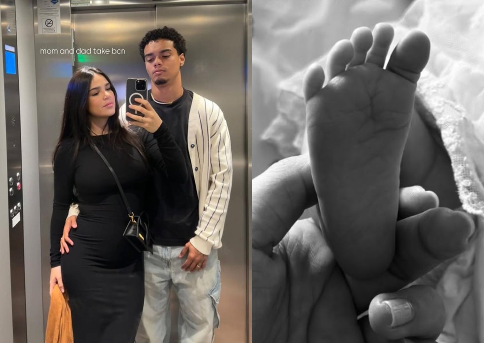 João Mendes e Giovanna Buscacio são pais de Teresa — Foto: Reprodução/Instagram