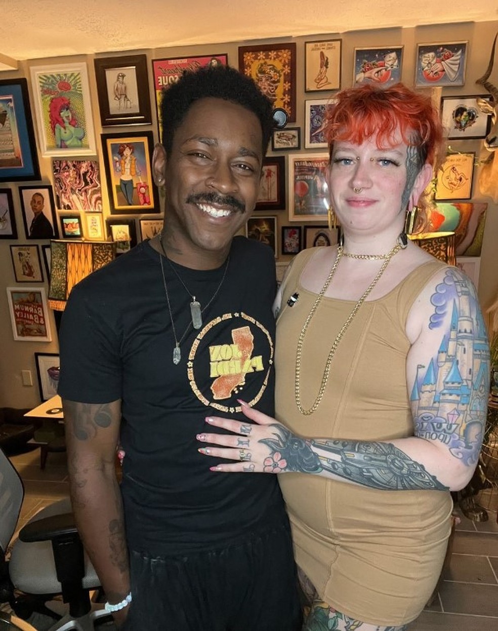 Dana com Tone &mdash; Foto: Reprodu&ccedil;&atilde;o/Instagram