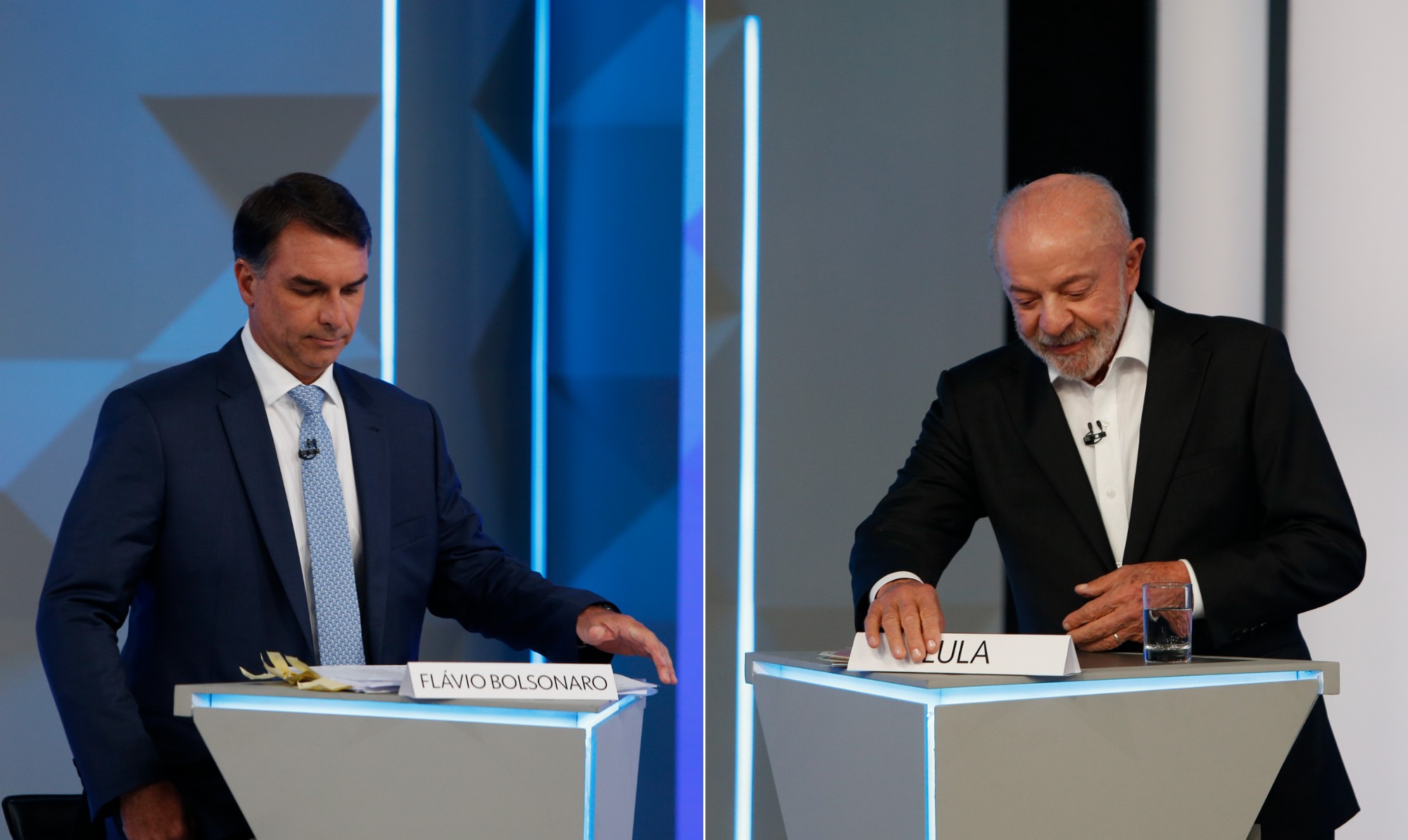 ‘Nove dedos’ x ‘miliciano’: Flávio e Lula se atacam em debate da Globo em perguntas temáticas