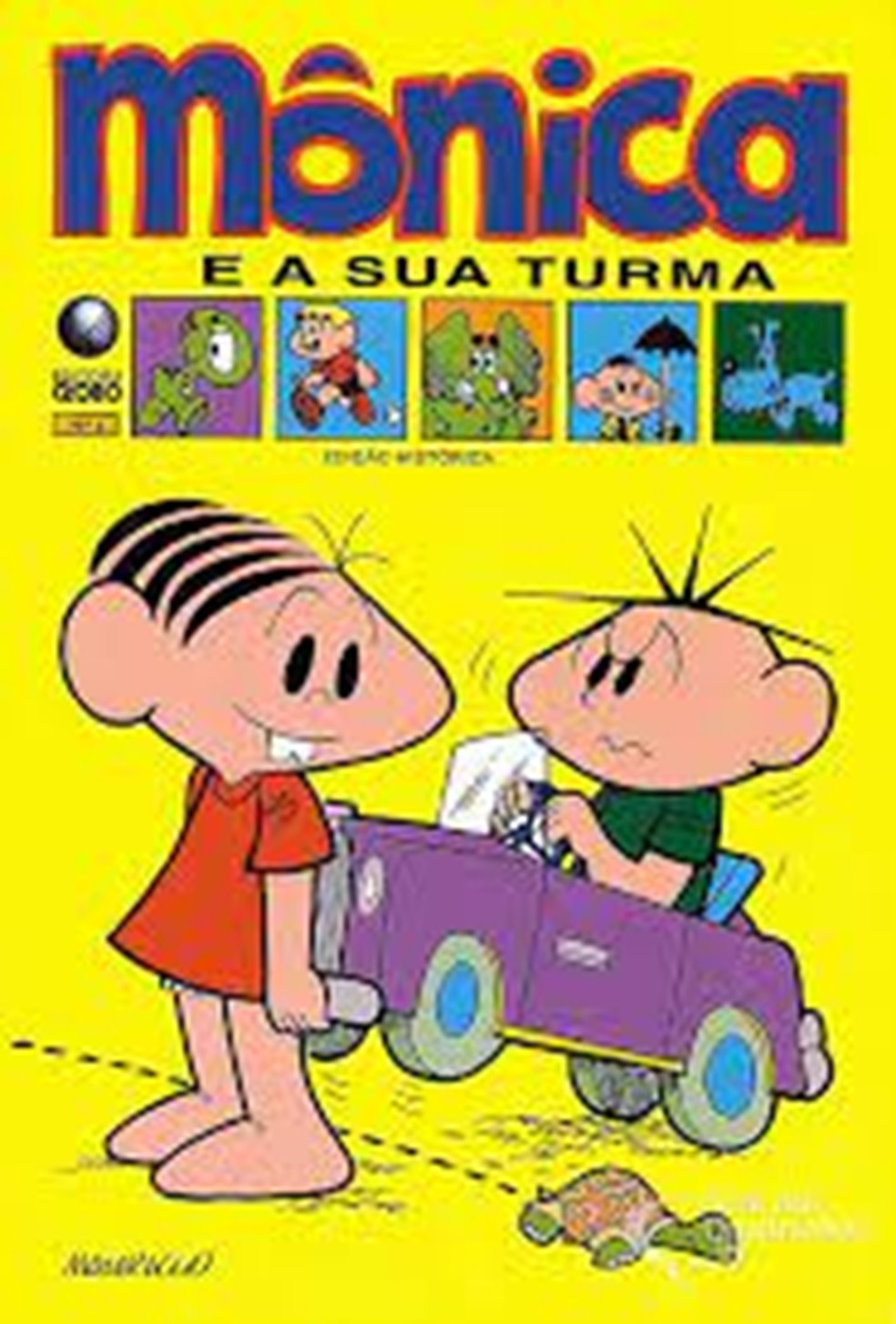 Edi&ccedil;&atilde;o do quadrinho 'M&ocirc;nica e a sua turma', de Mauricio de Sousa &mdash; Foto: Reprodu&ccedil;&atilde;o