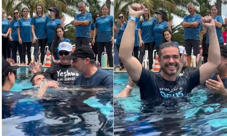 Sidney Sampaio celebra nova fase com batismo e recebe onda de apoio de celebridades