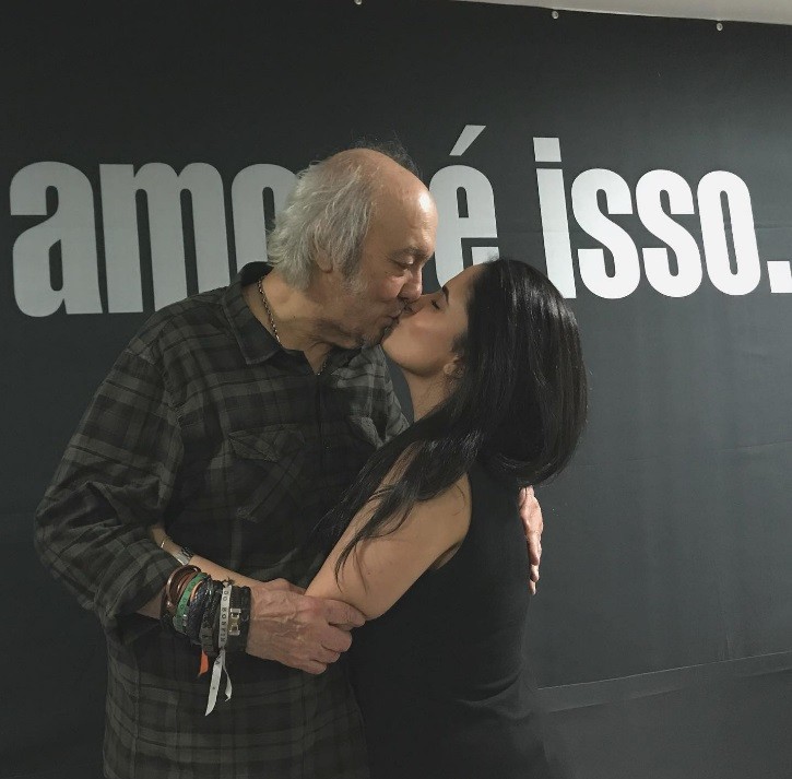 Fernanda e Erasmo Carlos ficaram juntos por 12 anos — Foto: Reprodução/Instagram