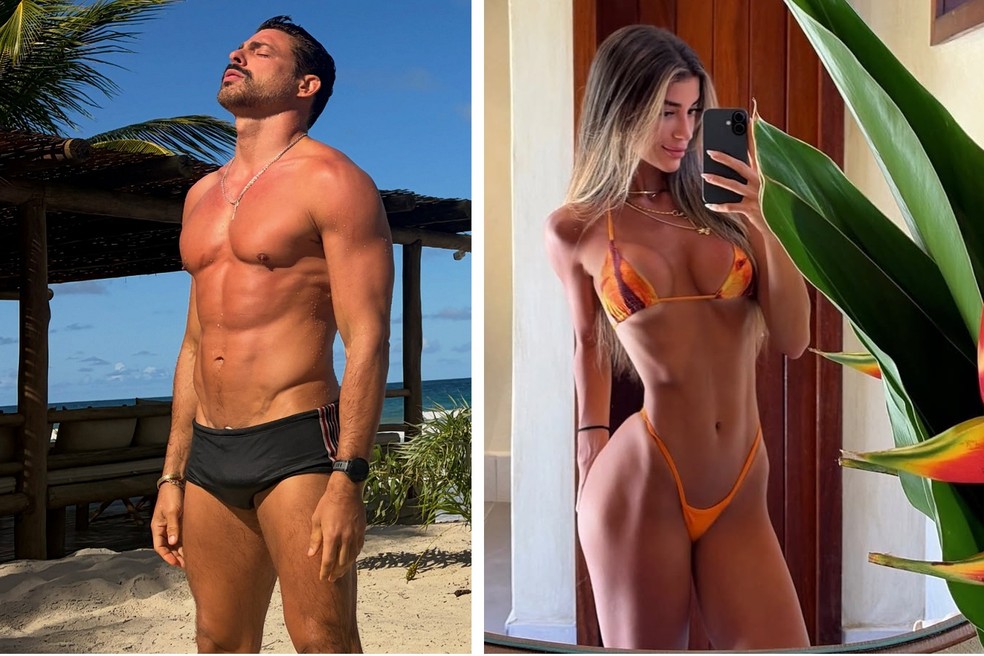 Cauã Reymond e Pietra Cupello estão juntos na Bahia — Foto: Reprodução/Instagram