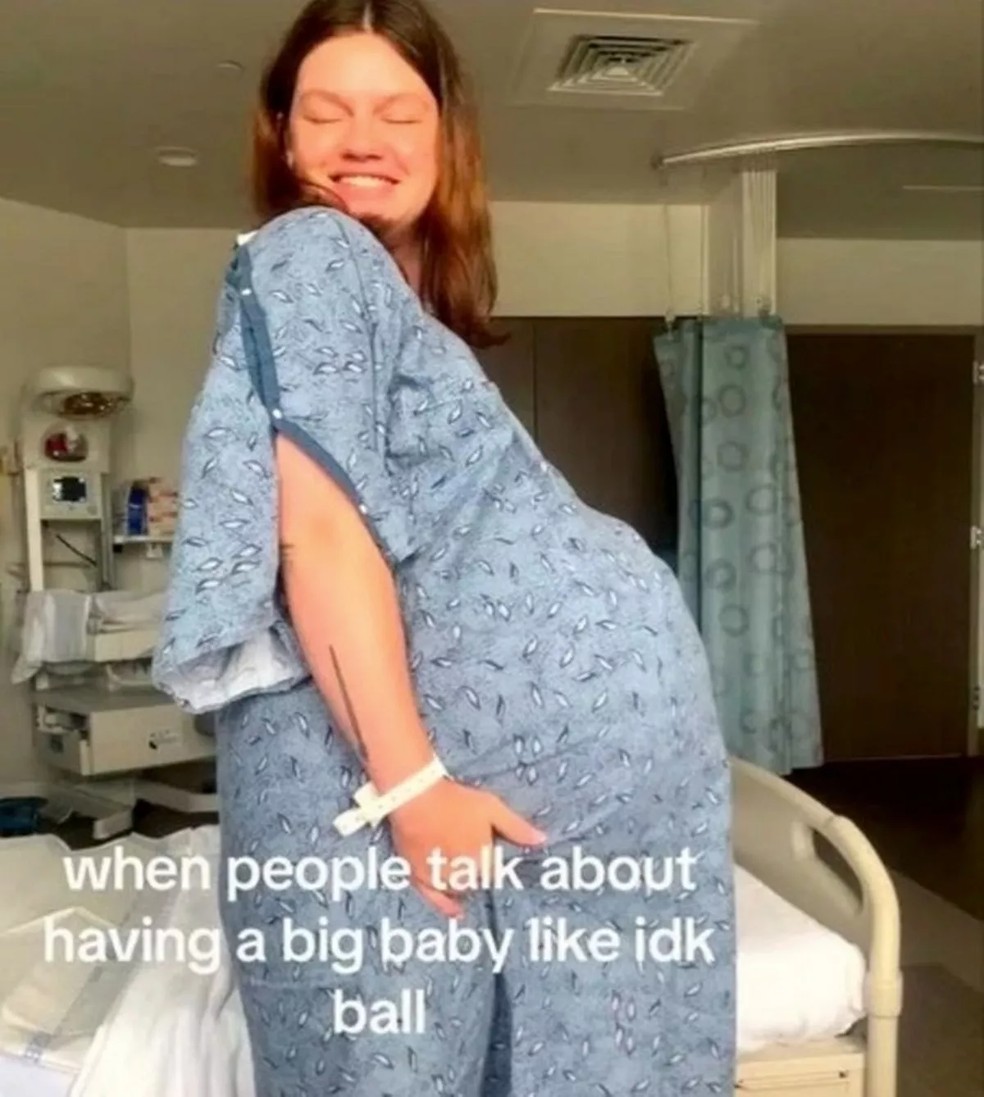 Shelby achou que 'não fosse sobreviver à gravidez' — Foto: Reprodução / Tiktok @shlbmrtn