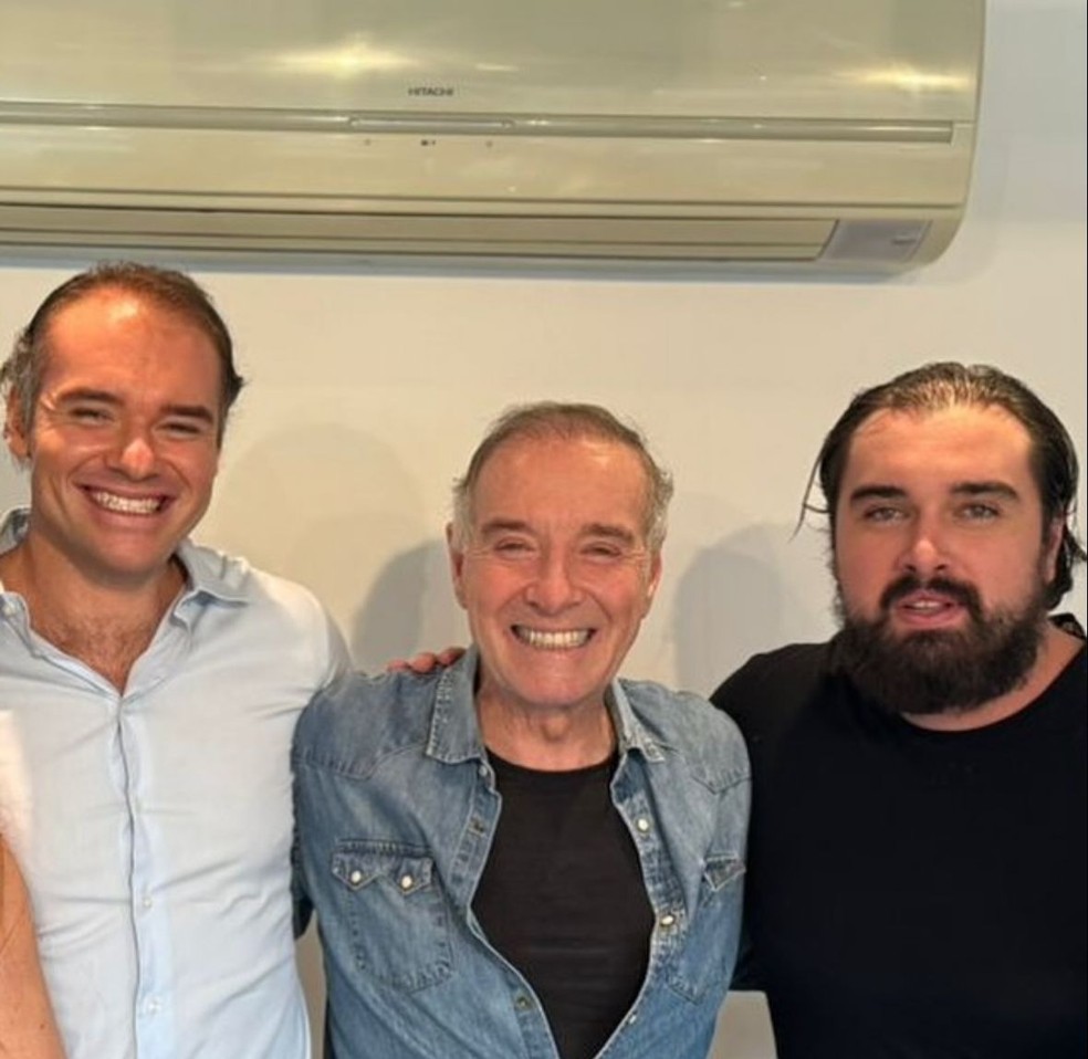 Thor, Eike e Olin Batista — Foto: Reprodução/Instagram