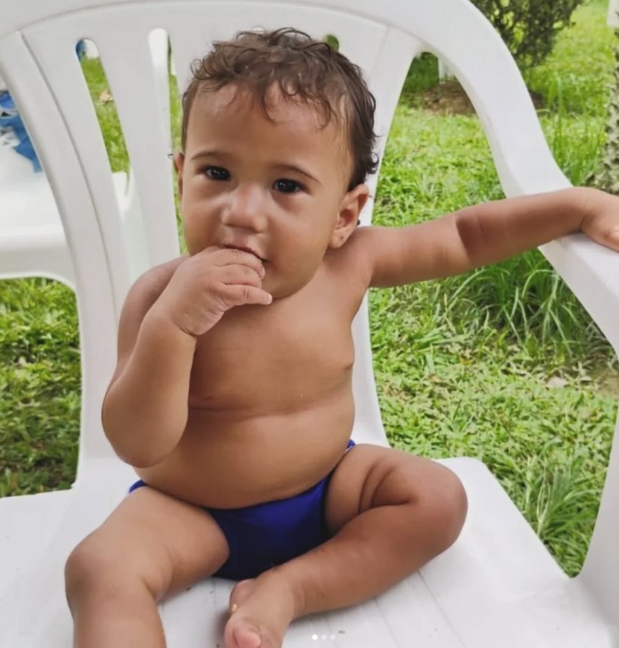 Arthur Victor dos Santos, de 11 meses, morreu após ser levado desacordado e com sinais de maus tratos pelo padrasto e a mãe, no Complexo da Maré