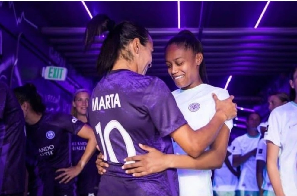 Ary Borges tem Marta como ídolo — Foto: extra/ rep instagram