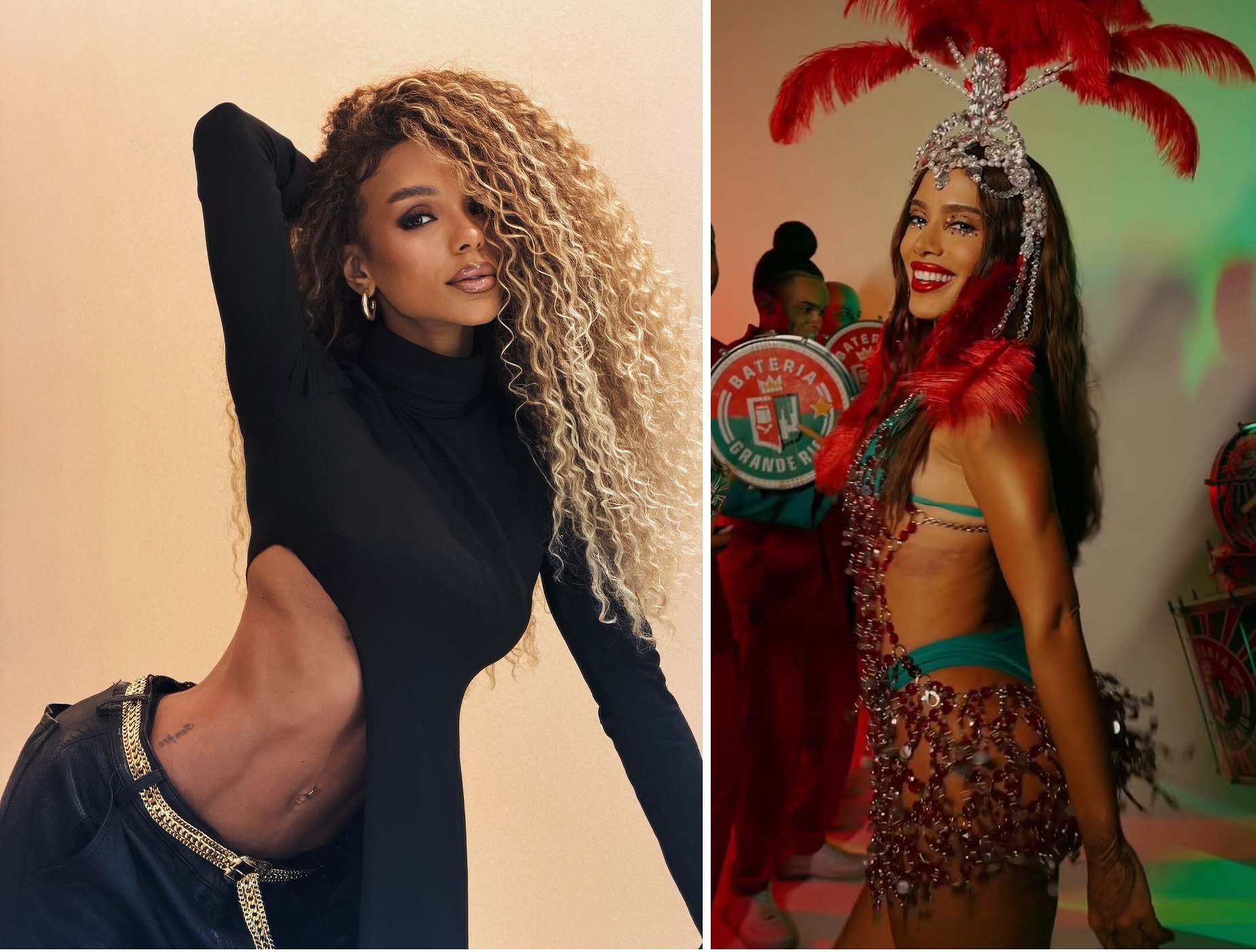 Brunna Gonçalves confirma permanência como musa da Grande Rio e presença na coroação de Anitta
