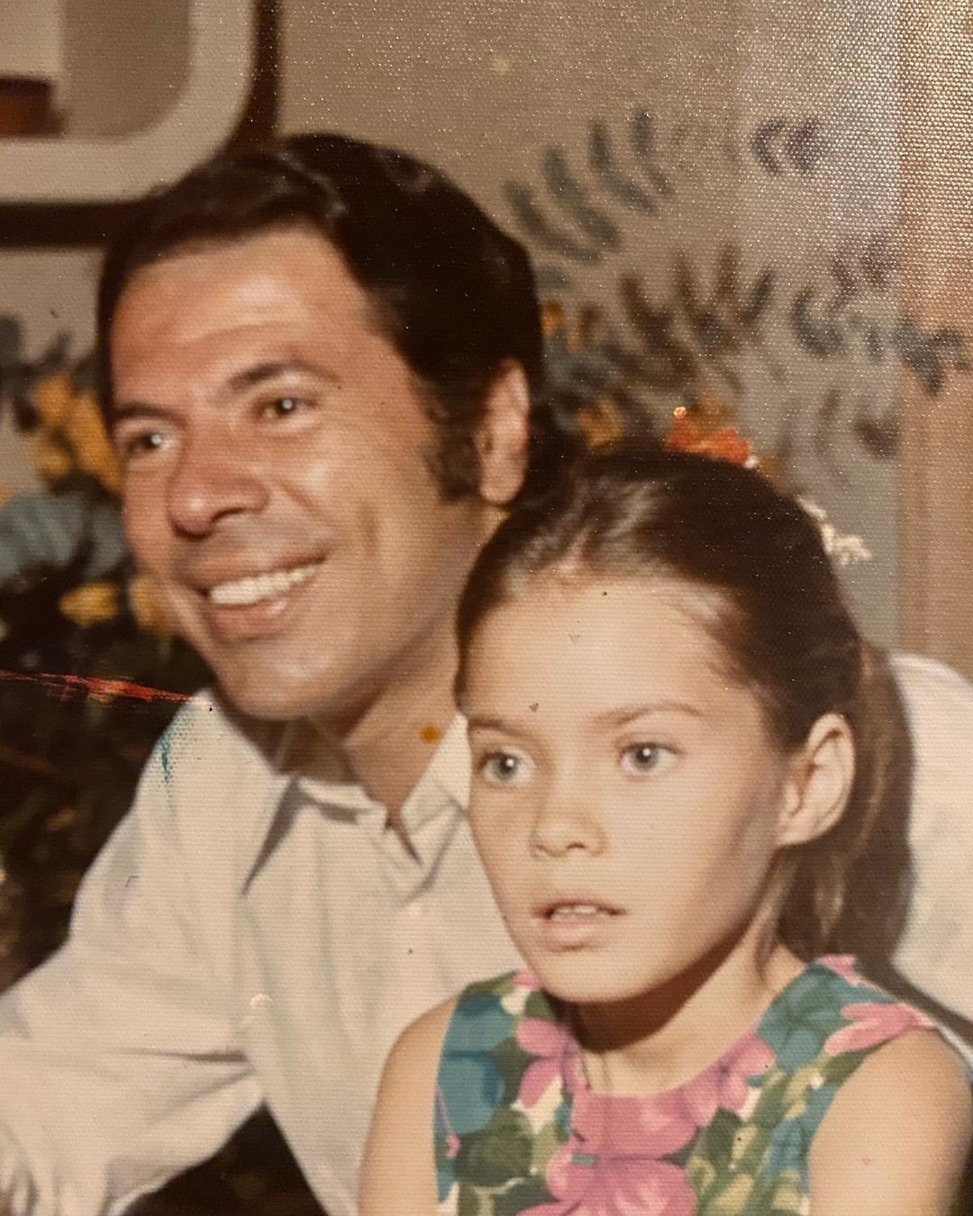 Silvio Santos com a filha Cintia  — Foto: reprodução/ instagram 