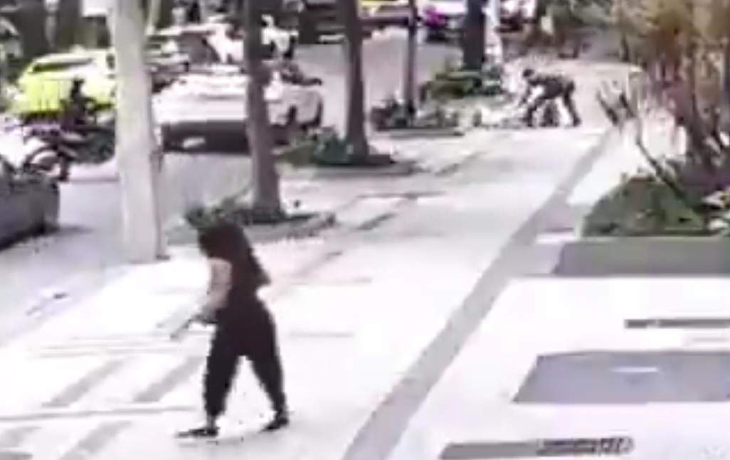 Vídeo flagra idosa sendo baleada em tentativa de assalto no Leblon