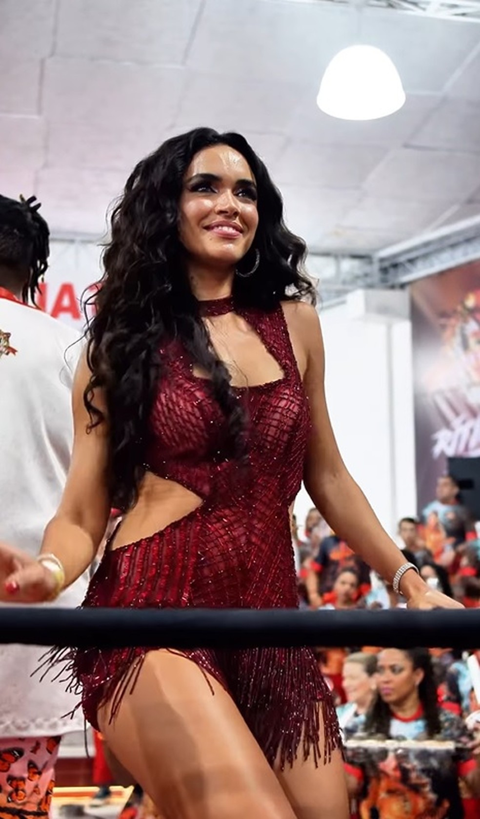 A atriz Giovana Cordeiro como musa da Porto da Pedra — Foto: Reprodução/Instagram