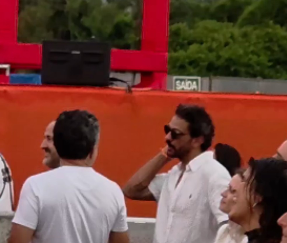 Tiago Maia esteve no show de Ivete Sangalo no fim de semana — Foto: Reprodução/X