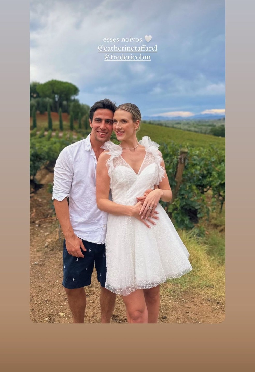 Filha de Taffarel na festa de pr&eacute;-casamento na It&aacute;lia  &mdash; Foto: reprodu&ccedil;&atilde;o/ instagram