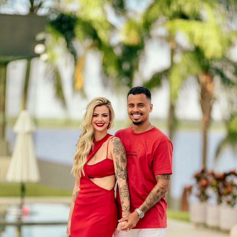 Jordana Von Holleben, mulher de Allan Souza, do Flamengo — Foto: Reprodução/Instagram