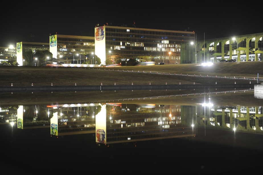 Esplanada dos Ministérios, em Brasília
