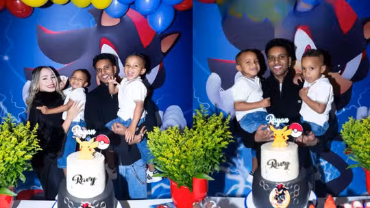 Rodrygo Celebra Quatro Anos dos Filhos Gêmeos com Festa Temática em Madri