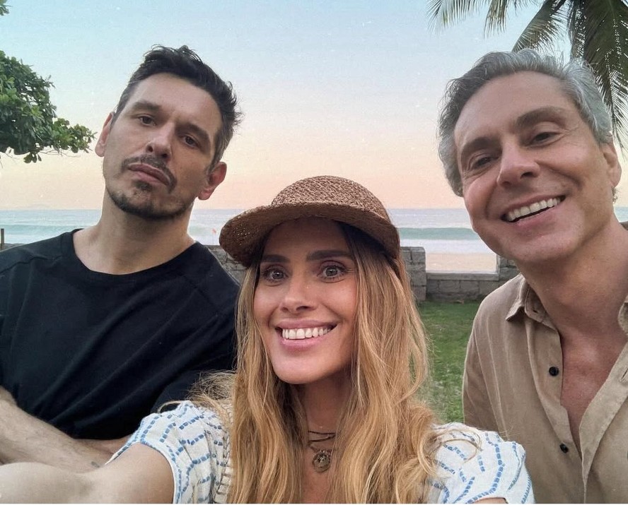 João Vicente de Castro, Carolina Dieckmann e Alexandre Nero em 'Vale tudo'
