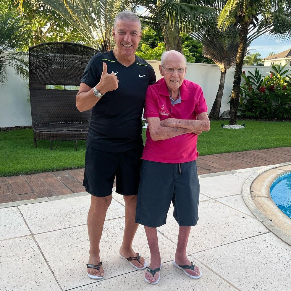 Zagallo deixou maior parte da herança para o seu filho mais novo — Foto: Reprodução