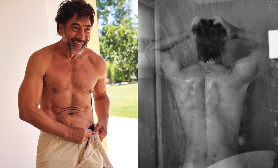 Javier Bardem é fotografado por Penélope Cruz