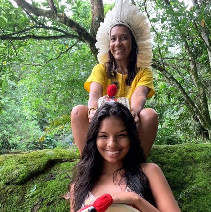 Carla Muzzilo, mãe de Mell Muzzillo, a Ritinha de 'Renascer' — Foto: Reprodução/Instagram