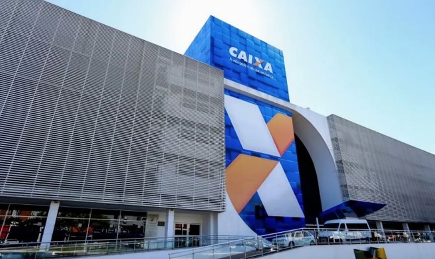 O prédio da Caixa Econômica Federal em Brasília