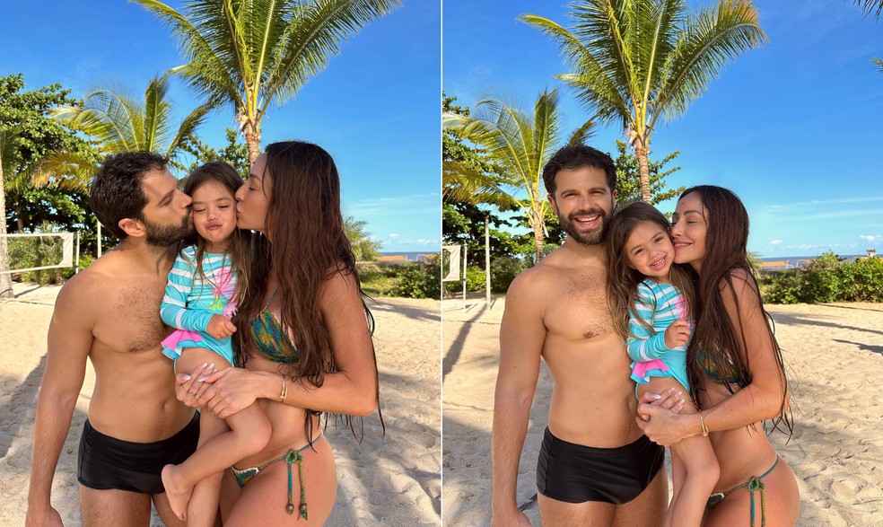 Duda Nagle e Sabrina Sato são pais de Zoe, de 4 anos — Foto: Reprodução/Instagram