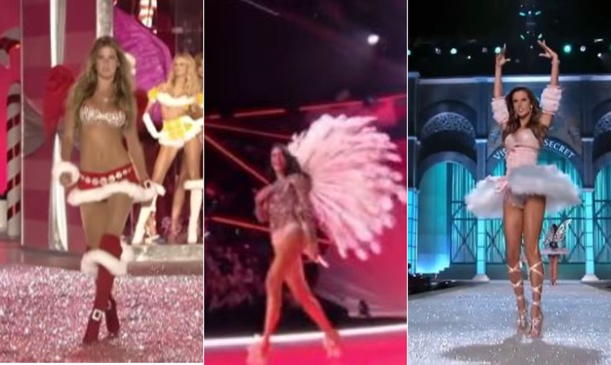 Gisele Bndchen, Adriana Lima, Alessandra Ambrsio so algumas das brasileiras que j brilharam nas passarelas da Victoria's Secret