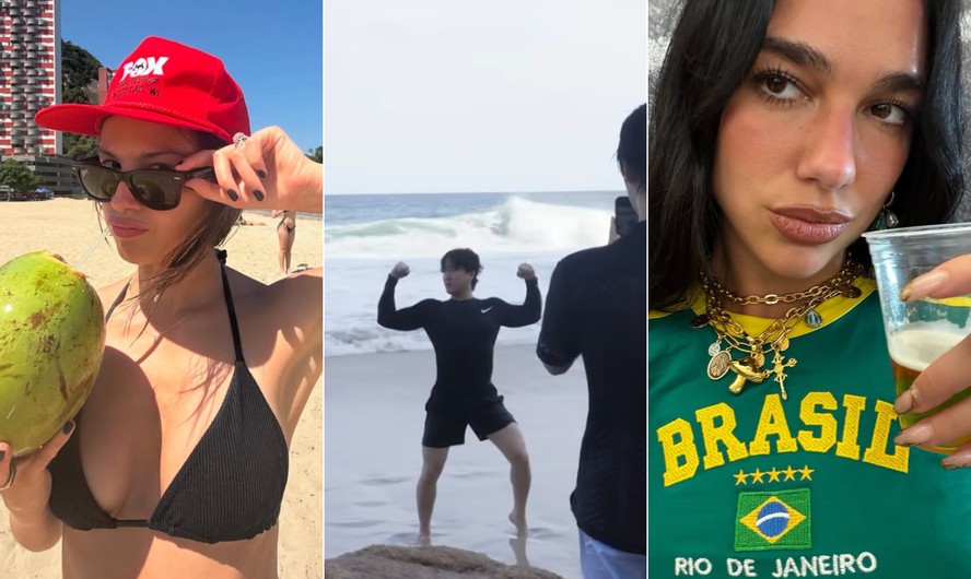 Artistas gringos que curtiram e se apaixonaram ainda mais pelo Brasil em 2025