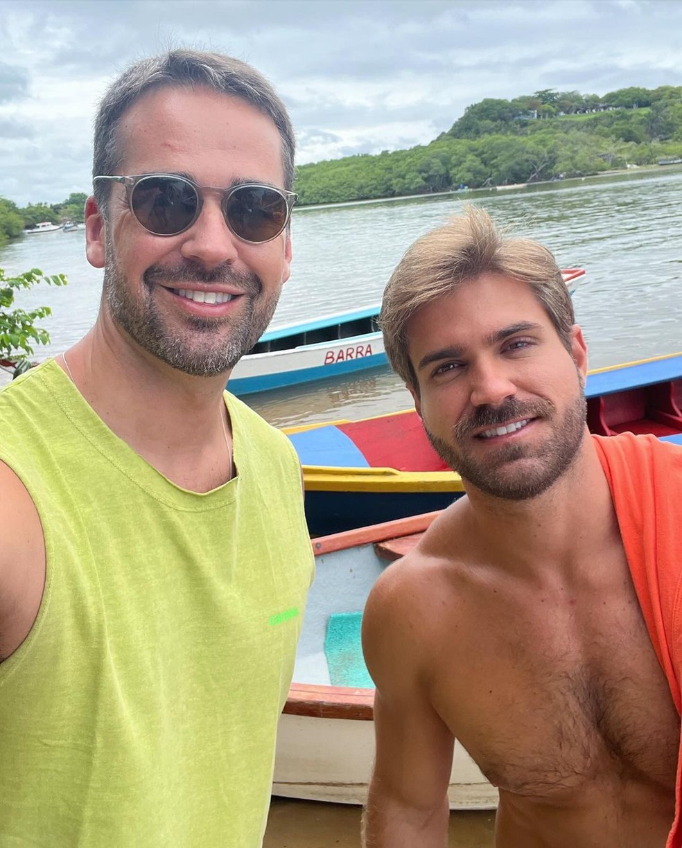 Governador do RS, Eduardo Leite namora o médico Thalis Bolzan — Foto: Intagram