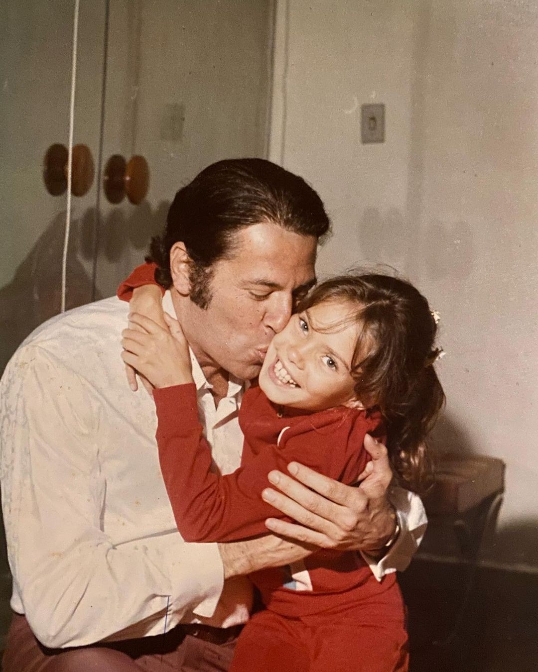 Silvio Santos com a filha Cintia  — Foto: reprodução/ instagram 
