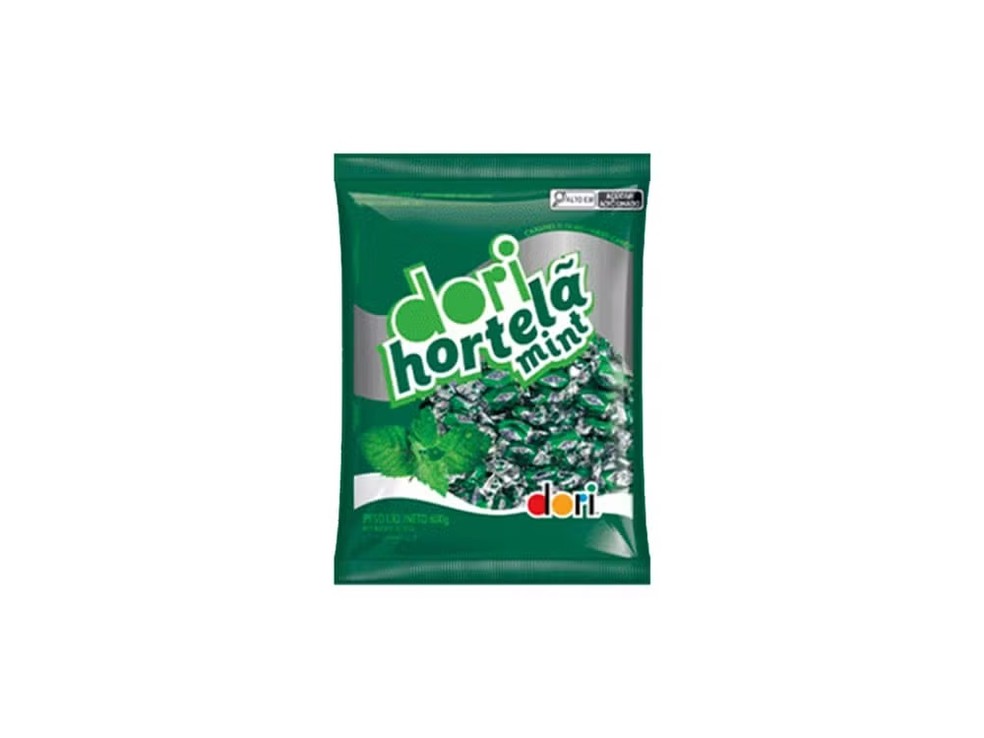 Bala Hortelã Mint da marca Dori — Foto: Reprodução