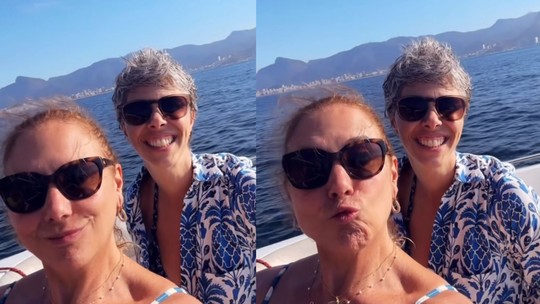 Heloísa Périssé celebra fim de ano em alto mar com namorada e amigas no Rio