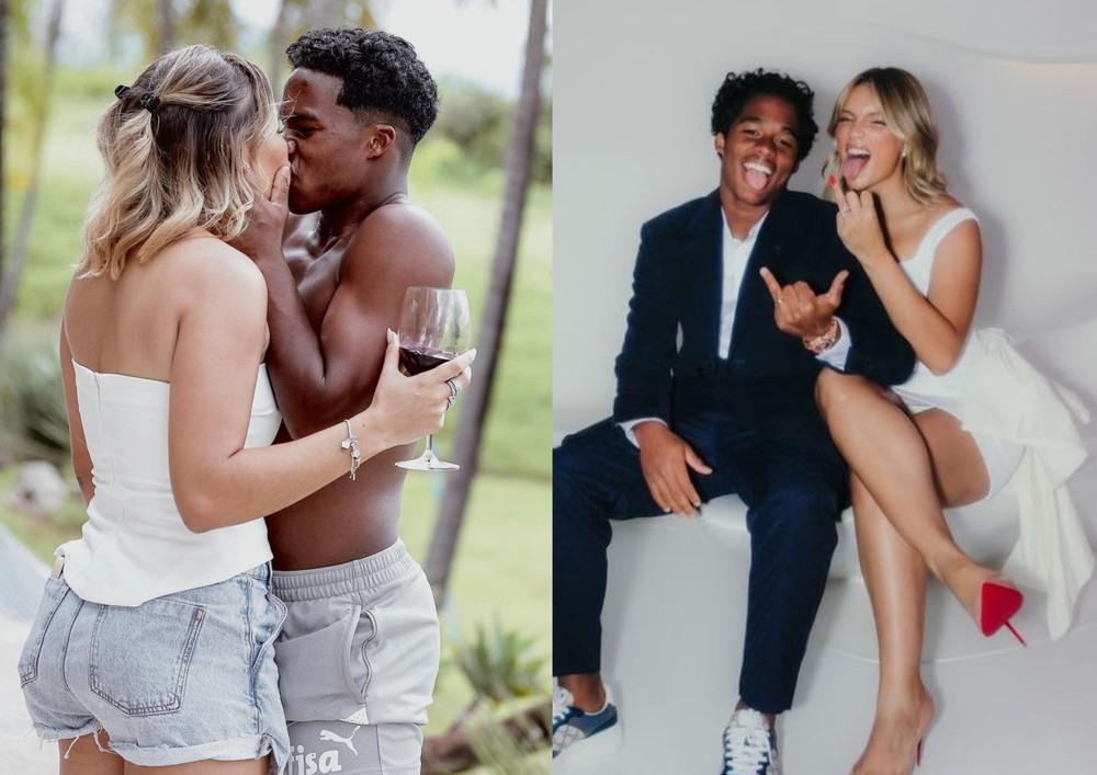 Após um ano de namoro, Endrick se casou com Gabriely Miranda para ela ...