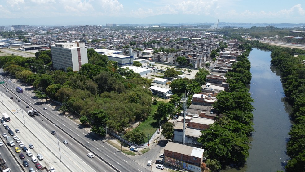Conjunto de Favelas da Maré está recebendo obras que vão levar saúde e qualidade de vida para 200 mil moradores — Foto: Divulgação/ Águas do Rio