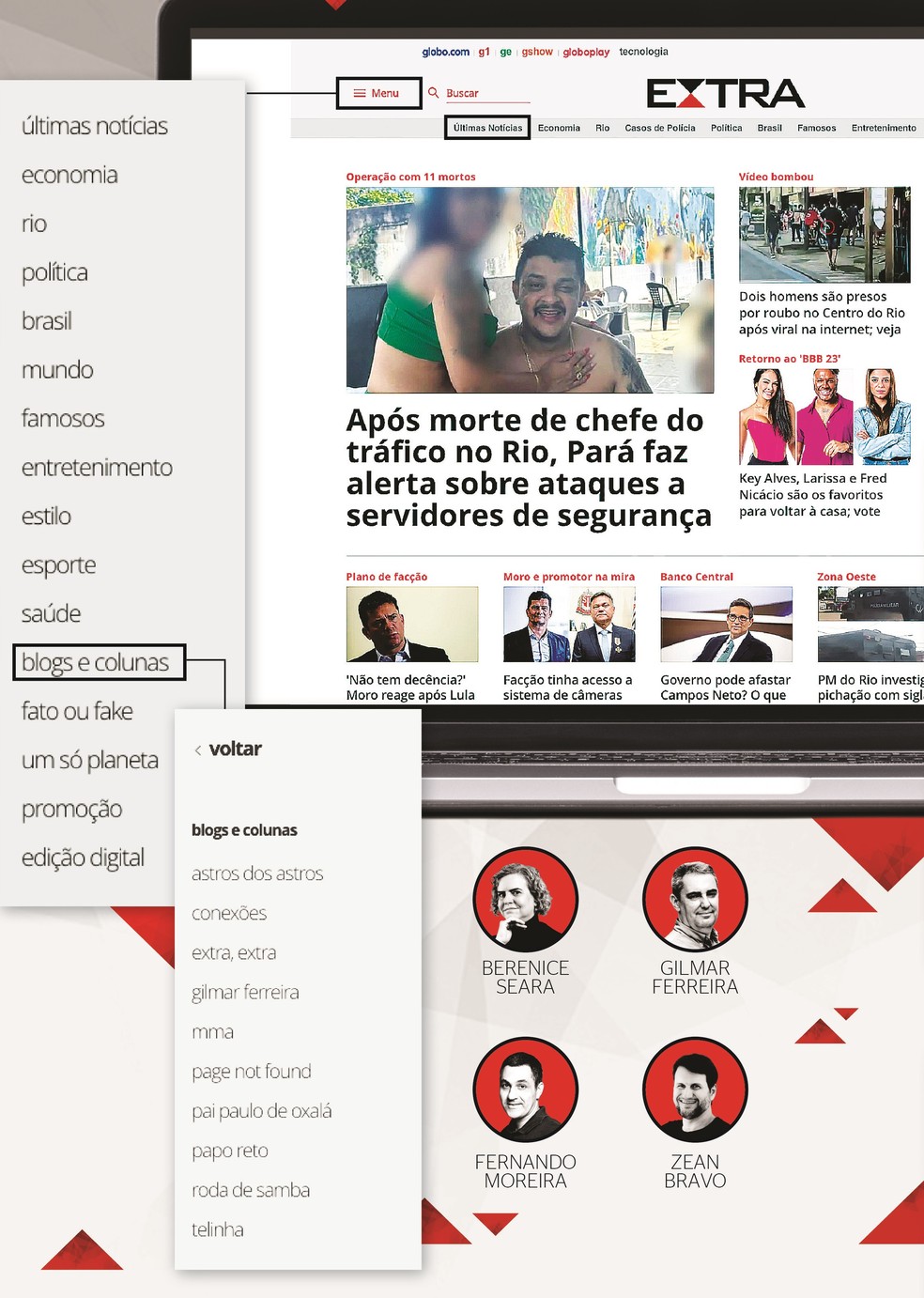 EXTRA lança novo site, agora mais moderno, ágil e informativo