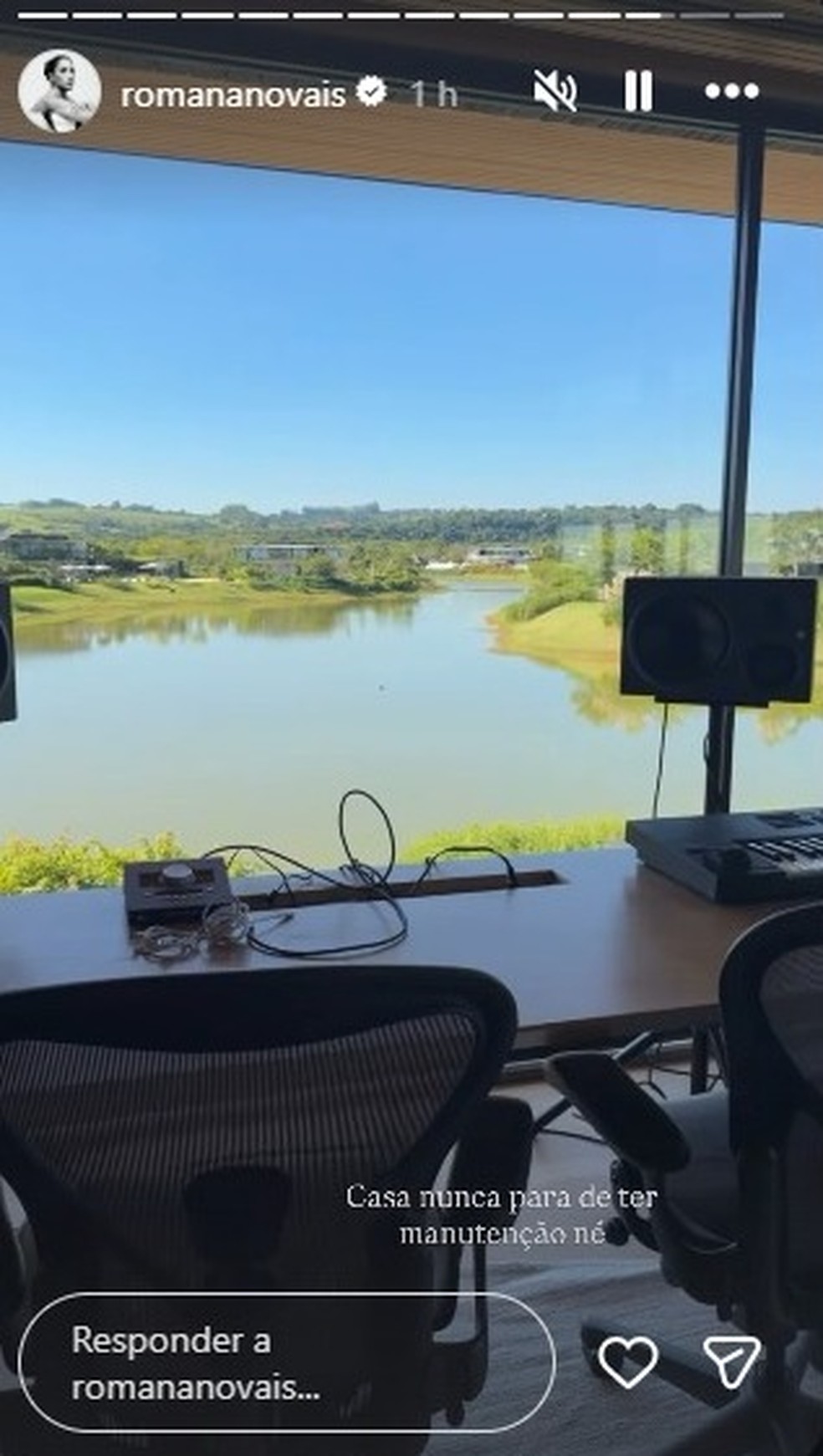 Esposa de Alok, Romana Novais mostra nova mansão do casal — Foto: Reprodução/Instagram